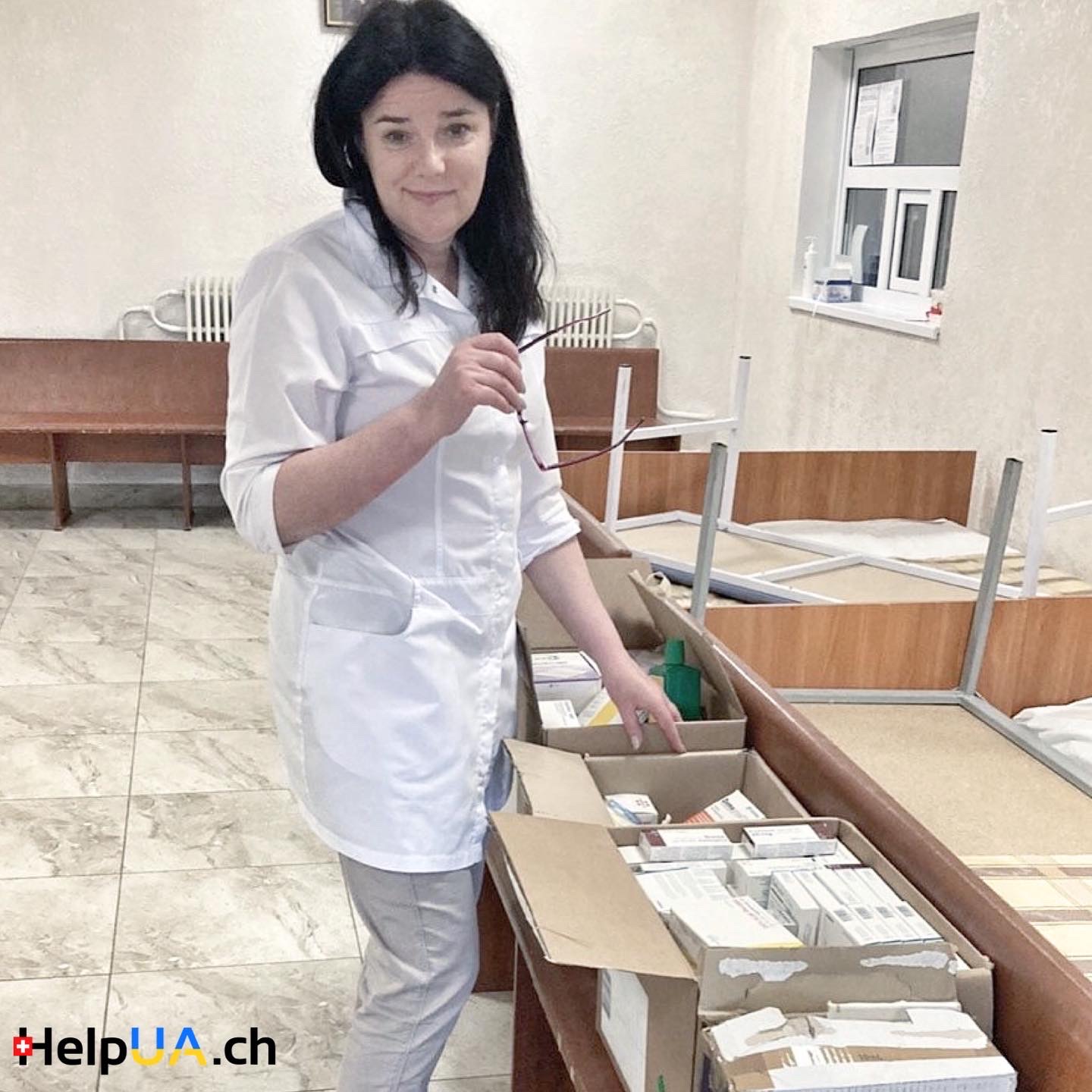 Medication for Borshchahivka village hospital in Bucha region