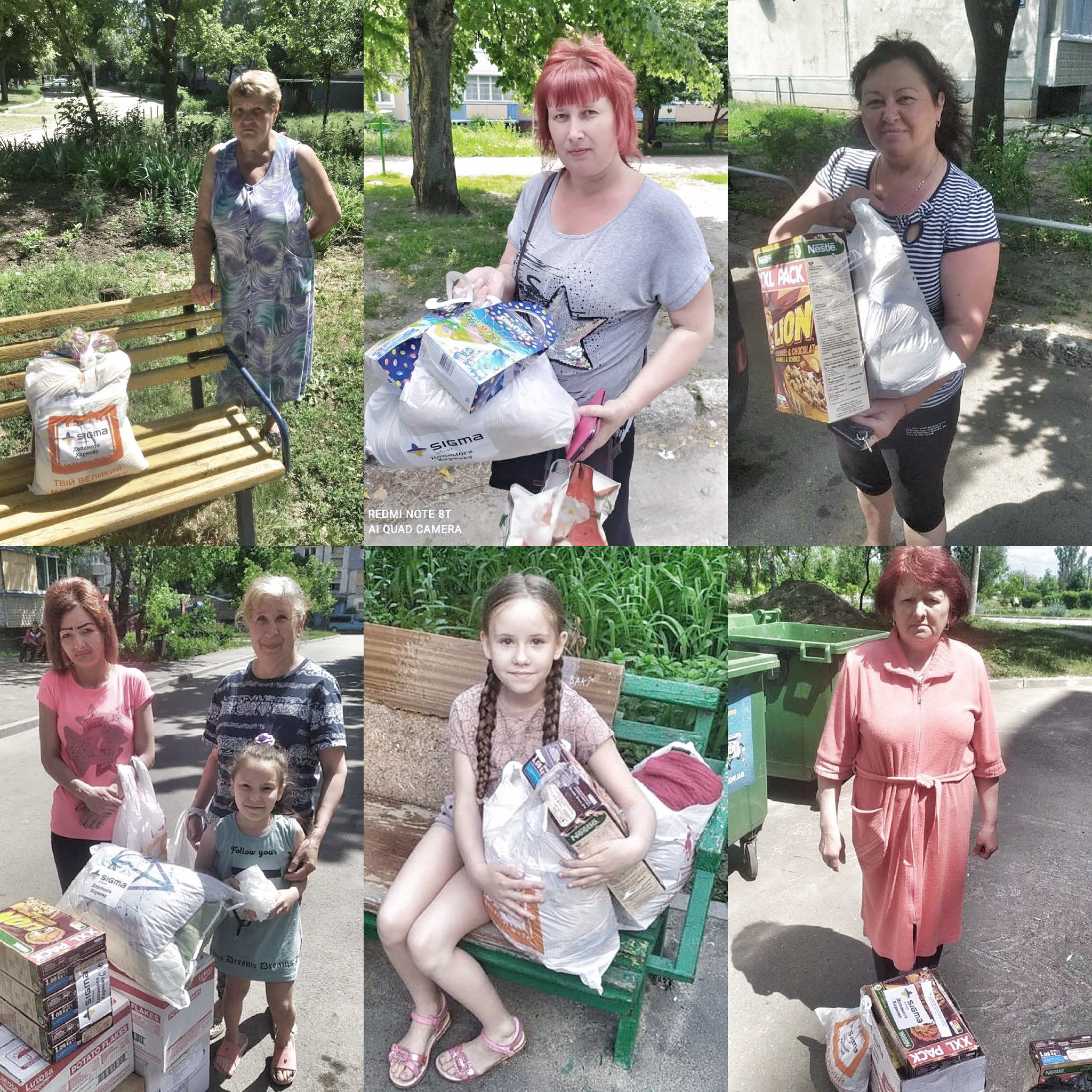 Humanitarian help in Kharkiv